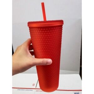 Starbucks Studded Holiday Venti Tumbler, 24oz - Matte Red